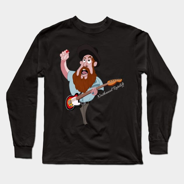 Nathaniel Rateliff Long Sleeve T-Shirt by Santun bridge